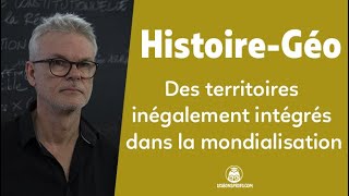 Des territoires inégalement intégrés dans la mondialisation  HG  Terminale  Les Bons Profs [upl. by Nanji]