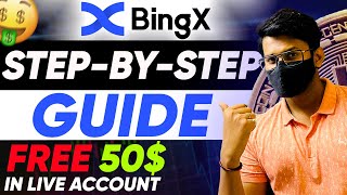 Get 50 FREE BingX Crypto Exchange Tutorial StepbyStep Guide for Beginners futuretrading [upl. by Chiang831]