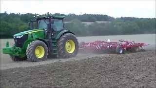 7200r  Kongskilde Vibro Till 2800 Soil Preparation in France 2014 [upl. by Nosemyaj309]