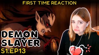 Demon Slayer  First time REACTION to S1E13 Zenitsu protects Nezuko  SUBBED [upl. by Oihsoy]