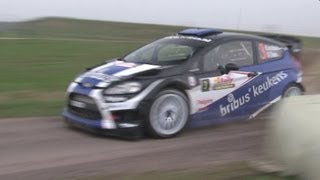 Ford Fiësta WRC hard braking  TankS Rally 2012  Bernhard ten Brinke [upl. by Suoirrad80]