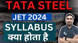 TATA STEEL JET SYLLABUS [upl. by Mari]