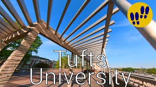 Tufts University Sunny Evening in Somerville  Walking Tour HD [upl. by Abeu]