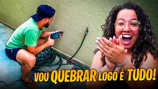 ELA JÁ ESTAVA DE SACO CHEIO E ME BOTOU PARA TRABALHAR😨 [upl. by Joeann]