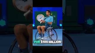 Wait Did Djokovic Just Do THIS in a Wheelchair 🤯🎾 [upl. by Tyre]