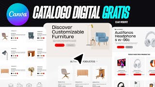 Como Crear un CATALOGO DIGITAL GRATIS en CANVA 2024 ✅ CREA TU TIENDA ONLINE EN CANVA para PRODUCTOS [upl. by Myna]