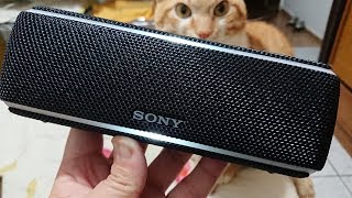 Unboxing desembalando Sony SRSXB21 Meu primeiro quotrecebidoquot [upl. by Esiuol]