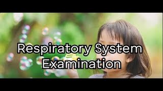 Paediatrics Short Case  Respiratory System Examination  Clinical Exam Revision [upl. by Epotimet]