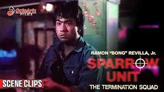 SPARROW UNIT 1987  SCENE CLIP 1  Ramon Bong Revilla Jr Ronnie Ricketts Debbie Miller [upl. by Kelula]