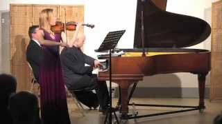 Franck Violin Sonata 2nd mov Dunja Lavrova vln Viv McLean pno [upl. by Ahseikram602]