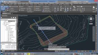 COMO CALCULAR EL VOLUMEN DE CORTE Y RELLENO DE UNA EXPLANACION CON EL CIVIL 3D  VIDEO CORREGIDO [upl. by Leontine]