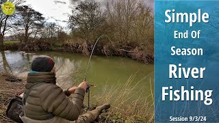 End Of Season River Fishing  Great Session With The Ultralight  9324 Video 481 [upl. by Sedaiuqlem]