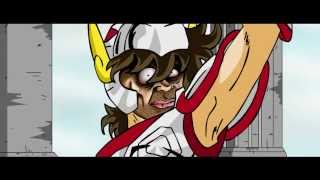 Saga vs Seiya Parodia de Saint Seiya [upl. by Hepzi]