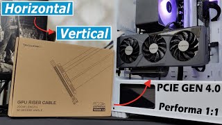 Review TECWARE PCIE Gen 40 Riser Vertical GPU Harga Terjangkau Menambah Keren Tampilan [upl. by Anastasio]