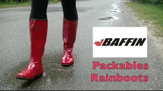 Baffin Packables Rain Boots [upl. by Atinod]