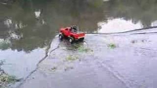 RC car Walking on water [upl. by Rellim]