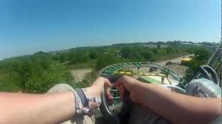 Camelot Theme Park  Whirlwind 1080p25 Fisheye GoPro [upl. by Linneman541]