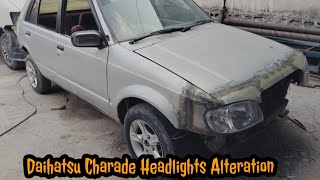 Daihatsu Charade Headlights Alteration [upl. by Dlnaod]