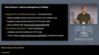 2023 LLVM Dev Mtg  What’s New in the LLVM JIT [upl. by Uwkuhceki912]