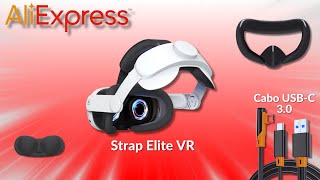 AliExpress Strap Elite Q3 e Cabo USBC 30  Unboxing e Primeiras Impressões aliexpress vr [upl. by Lichtenfeld761]