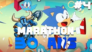 4 MARATHON 30 ANS 30 JEUX Sonic Mania amp Shovel Knight [upl. by Aikram]