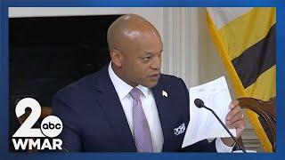 Maryland governor cuts budget to boost economy [upl. by Norrej209]