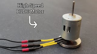 Making Powerful Brushless Motor From DC Brushed Motor [upl. by Dorothea971]