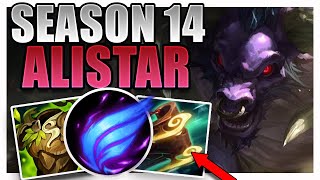 SEASON 14 ALISTAR SUPPORT GAMEPLAY GUIDE [upl. by Illom]