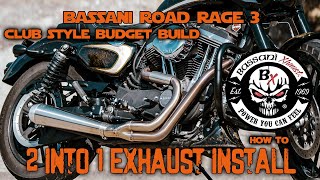 Bassani Road Rage 3 2into1 Exhaust Install  Club Style Budget Build [upl. by Netram]