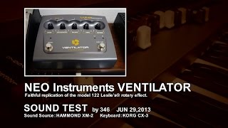 VENTILATOR NEO Instruments SOUND TEST [upl. by Amiaj835]