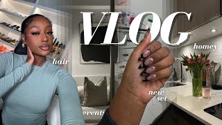 WEEKLY VLOG  MORE FILLER HAIR NAILS LASHES  EVENTS ROADTRIPPING [upl. by Ellehcin451]