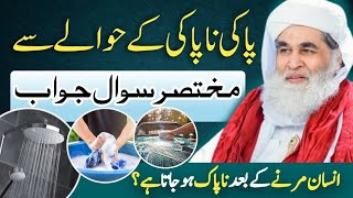 Islamic Question Answer Paki Napaki Ke Hawale Se Sawal Jawab Maulana ilyas qadri Madni TV Urdu [upl. by Ferdinana]