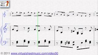 Antonio Vivaldis Concerto in A minor Op3 No6 Violin and Piano Sheet Music  Video Score [upl. by Thamora453]