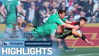 Harlequins v Newcastle  HIGHLIGHTS  Fantastic 10 Try Game  Gallagher Premiership 202223 [upl. by Lukey]