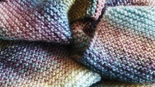 Right Handed Knit Stitch Tutorial American Style Knitting Tutorial Garter Stitch Tutorial [upl. by Geller219]