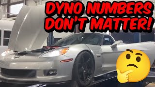 C6 Corvette Z06 Headers Installed  Why Dyno Numbers Dont Matter [upl. by Oirazan]