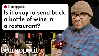 Wine Expert Answers Wine Questions From the Internet  World Of Wine  Bon Appétit [upl. by Yenmor]