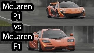 McLaren P1 vs McLaren F1 Top Gear [upl. by Giovanna334]