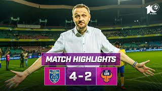 Match Highlights  Kerala Blasters FC 42 FC Goa  MW 16  ISL 202324 [upl. by Hardej]