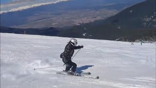 Skiing in Bansko Bulgaria March 24 [upl. by Ardnala525]