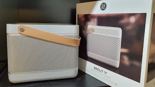 Unboxing Beolit 17 BangampOlufsen  portable aptX bluethoot speaker  sound test [upl. by Samled]