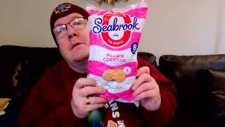 SEABROOK PRAWN COCKTAIL CRISPS REVIEW [upl. by Yebot399]