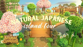 Natural Japanese Island Tour  Animal Crossing New Horizons [upl. by Eilyk785]