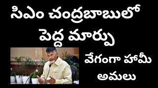 సిఎం చంద్రబాబులో పెద్ద మార్పు ఈసారి వేగంగా హామీ అమలు CM Babu speed up actiontelakapalli [upl. by Aitnom]