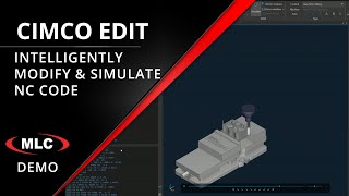 How CIMCO Edit and Machine Simulation Validates NC Programs  Including Manual Edits [upl. by Eltsirc]