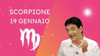 Scorpione ♏️ Venerdì 19 Gennaio 🔮 Oroscopo Paolo Fox  Relazioni più intense grazia [upl. by Ydnih]