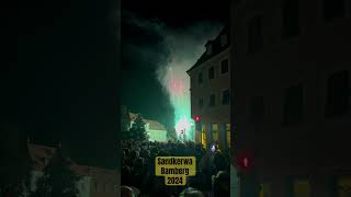 Fireworks in Sandkerwa Bamberg 2024 [upl. by Rfinnej208]