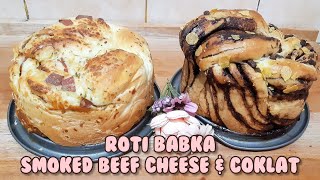 Roti empuk Babka coklat dan smoked beef cheese  BABKA BREAD [upl. by Beal]