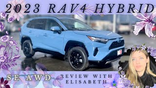 2023 Toyota Rav4 Hybrid  SE AWD Review [upl. by Innavoig]