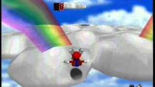 Acrophobia  Super Mario 64 100 amp No Commentary [upl. by Aticilef]